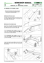 Page 255.2 REMOVAL OF THE WHEEL COVER
Removing the wheel covers gives access to:
–the mount for the lever to raise the deck;
–the supports of the footboards.
A) Removal of the rear cover
The rear cover (1) is secured to the wheel cover by
two screws 
(2)located behind the seat and two
screws 
(3)on the lower part.
B) Removal of the wheels cover
Take off the spring (4)which holds the battery (5),
taking care to prevent it accidentally short-circuit-
ing. Disconnect and remove the battery 
(5).
➤In mechanical...