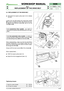 Page 386.4 REPLACEMENT OF THE DRIVE BELT
Dismantle the engine pulley [see 5.4] to release
the belt.
Loosen the nuts 
(1)holding the small side wheels
(2) in order to release the belt, take off the drive pul-
ley 
(3) and the stretcher pulley (4), held on by the
nuts 
(5) and (6).
➤In mechanical drive models: you need to
dismantle the guide pulley 
(7)attached to the rear
plate..
➤In the hydrostatic drive models:  in order to
remove the belt, detach the brake control rod 
(8)
by dismantling the pin (9)from the...