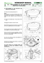Page 446.9 REPLACEMENT OF THE SUPPORTS AND
SHAFTS OF THE BLADES
Remove the cutting deck [see 5.7].
NOTE
This operation is not strictly necessary since, with a
little practice and experience, it is possible to dis-
mantle the deck supports without removing the
deck.
Remove the blades [see 4.10] and take off the
hubs.
Disengage the blades to loosen the belt.
Take off both the right-hand protective cover 
(1)and
left-hand one 
(2)fastened by the screws (3).
Push the right-hand brake lever 
(4)to the left to...