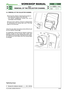 Page 29TC•
TX
© by GLOBAL GARDEN PRODUCTS
102 - 122
5.3.0
REMOVAL OF THE COLLECTOR CHANNEL



1 / 1
WORKSHOP MANUAL
page from 
2000to  ••••
5.3 REMOVAL OF THE COLLECTOR CHANNEL
Removing the collector channel gives access to:
–the small side wheels of the drive belt;
–the traction engagement control rod ( 
➤ in
hydrostatic drive models).
Removal of the collector channel is indispensable
for dismantling the cutting deck and if the rear
plate is to be removed.
Undo the rear plate inner fixing screws(1)and...