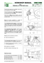 Page 35102 - 122
5.6.0
REMOVAL OF THE REAR AXLE



2 / 2
WORKSHOP MANUAL
page from 
2000to  ••••
Unscrew the release lever nut (16)to disconnect
the rod 
(17) from the lever (18).
The unit is held up by a support 
(19)and fastened
to it by a screw with a nut 
(20), and it is attached
to the frame by four screws 
(21).
Undo the nut 
(20)and then carefully undo the
four lower screws 
(21), holding up the unit so that
it does not fall.
Repeat the above operations in reverse for
reassembly, taking the...