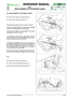 Page 37© by GLOBAL GARDEN PRODUCTS
63
6.8.1
REPLACEMENT OF THE BRAKE CABLE



1 / 1
WORKSHOP MANUAL
page from 
2003to  ••••
6.8 REPLACEMENT OF THE BRAKE CABLE
Remove the collector channel [see 5.2].
Remove the wheel cover [see 5.1].
Disengage the parking brake to loosen the cable.
Loosen the adjuster 
(1)and unhook the terminal (2)
of the control cable (3)from the lever (4).
Unhook the end 
(5)of the cable (3)from the pedal
hole 
(6)and pull out the cable.
On assembly, check that the cable
(3)is hooked...