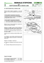 Page 46© by GLOBAL GARDEN PRODUCTS
72
6.5.1
SOSTITUZIONE DELLA CINGHIA LAMA



1 / 1
MANUALE D’OFFICINA
paginadal 
2003al  ••••
6.5 SOSTITUZIONE DELLA CINGHIA LAMA
Portare il piatto di taglio in posizione «1» per poter
godere di una buona accessibilità nella zona supe-
riore.
➤Nei modelli a trasmissione meccanica:
far scorrere verso l’alto le due boccole guidacin-
ghia 
(1)quanto basta a liberare la cinghia (2)dalla
puleggia 
(3)dell’albero motore.
➤Nei modelli a trasmissione idrostatica:
Smontare la...