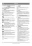 Page 9090
ČEŠTINACS
Překlad původního návodu k používání
1 OBECNĚ
Tento symbol znamená POZOR. Nedodržení 
pokynů může vést k vážnému zranění osob nebo 
k poškození majetku.
1.1 SYMBOLY
Na stroji jsou umístěny následující symboly. Informují vás, 
kdy je při jeho používání třeba dbát zvýšené opatrnosti. 
Symboly mají následující význam:
Výstraha. Při nedodržení pokynů hrozí nebezpečí 
smrtelného zranění nebo poškození stroje.
Před použitím stroje si přečtěte uživatelskou 
příručku a seznamte se s jejími pokyny....