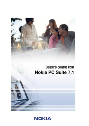 Page 1 
 
USER’S GUIDE FOR 
Nokia PC Suite 7.1 
  