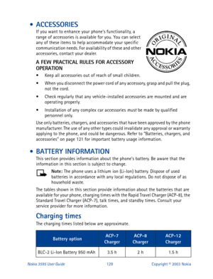 Page 136Nokia 3595 User Guide#45