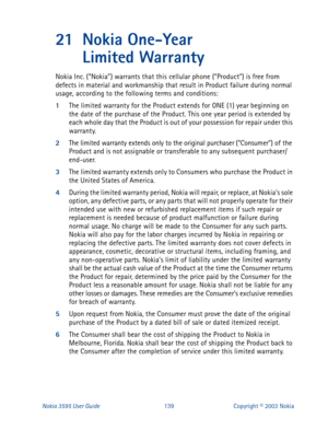 Page 146Nokia 3595 User Guide#46