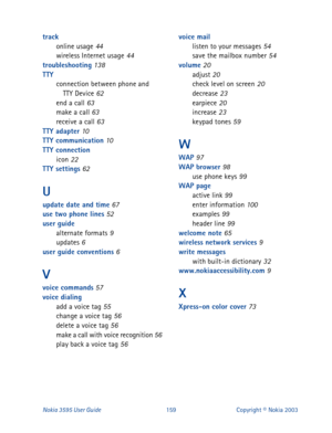 Page 166Nokia 3595 User Guide#48