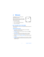 Page 134Copyright © Nokia 2003
2 Welcome
Congratulations on your purchase of the 
Nokia 6560 mobile phone. 
Nokia recommends that you read this chapter 
before you use your new phone. You will find 
useful information about:
 How to use this guide
 How to understand Network Services
 How to contact Nokia
  GET THE MOST OUT OF THIS GUIDE
The tips that follow can help you use this guide efficiently as you learn to 
use your phone.
Understand the terms
Press means to briefly press then release a key. For...