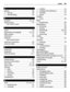 Page 89G
games 60
— buying 59— downloading 59
H
headset 16, 76
home screen 47See start screen
I
icons 28
IM (instant messaging) 42, 43IMEI number 17indicators 28internetSee web browser
internet connection 38internet radio 54
K
keyboard 24
keyguard 15keys and parts 6, 7
L
locate phone 80
location information 49lock code 17, 79lock screen 21, 80locking— keys 15— phone 79— remotely 80— screen 15loudspeaker 16
M
mail 44, 45, 47
— attachments 47— creating 47
— mailbox 44— reading and replying to 45— sending 47—...