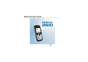 Page 1Nokia 2610 User Guide
9248173
Issue 1 