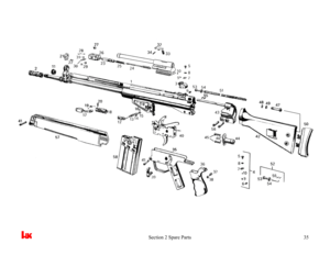 Page 38 
                                                                                             Section 2 Spare Parts                                                                                          35   
 
 
 
 
 
 
 
  