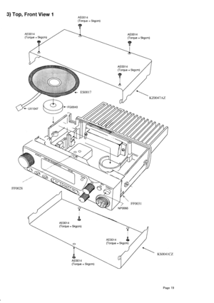 Page 18ES0017
KZ0047AZ
KS0041CZ FF0031 FF0028 