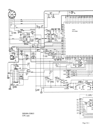 Page 33DRM06 /DR03
CPU unit
Page 34-1 