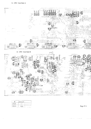 Page 393)   CPU  Unit Side A
4)   CPU  Unit Side B
Page 37-1
R223 