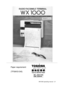 Page 23WX1000 operating manual - 21
Paper requirement:
(TF50KS-E45) 