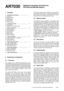 Page 1FPU7030  ADDITIONAL OPERATING INFORMATION           PAGE 1
Additional operating information for
FPU7030 and NB7030 options.
1Contents
2 Introduction and options ………………….. 1
2-1 Overview
2-2 Memory idents
2-3 New timers
2-4 Noise blanker
2-5 Notch filter
2-6 Menu structure
3 Configuration menu ………………………… 3
3-1 New entries
3-2 Setting up the NB7030 option
4 Memory extensions ………………………… 4
4-1 More memories
4-2 Text identification
4-3 Ident preview
4-4 Ident search
4-5 Memory editor
4-6 Memory indexing
5...