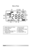 Page 10Page 10
1
1)  Battery Power Level Indicator
2)  Time Is Displayed
3)  Sleep Timer 
4)  Snooze Status
5)  Memory Location /Sleep Timer
Minutes /Clock Seconds
6)  Frequency Unit7)  Key Lock On / Off
8)  Tuning Indicator
9)  Frequency / Clock Display
10)  Alarm Status
11)  AM /PM Indicator
12)  Indicates Band In Use
89
345
6
2
7
10
12
11
DISPLAYPANEL  