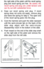Page 23
the right side of the pistol until the recoil spring

plug and recoil spring are free. Be careful, the

recoil spring and plug are under tension and

can fly out with substantial force.

Ease out recoil spring and plug. If recoil

spring does not come out easily, remove plug

and leave the spring for step 6. The open end

of the recoil spring goes into the plug.

Cock the hammer and push the slide rearward

until the semi-circular tab on the back of the

slide stop aligns with the semi-circular...