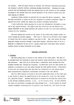 Page 1111
Reworked by
PAØPGAThis manual was downloaded from BAMA’s
 boatanchor site http://bama.sbc.edu       