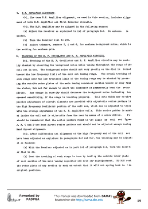 Page 1919
Reworked by
PAØPGAThis manual was downloaded from BAMA’s
 boatanchor site http://bama.sbc.edu       