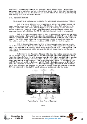 Page 1313
Reworked by
PAØPGAThis manual was downloaded from BAMA’s
 boatanchor site http://bama.sbc.edu       