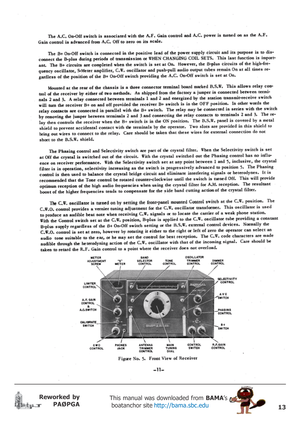 Page 1313
Reworked by
PAØPGAThis manual was downloaded from BAMA’s
 boatanchor site http://bama.sbc.edu       