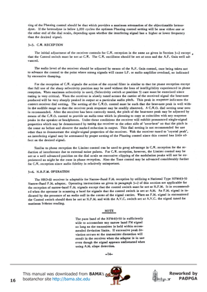 Page 1616
Reworked by
PAØPGA This manual was downloaded from BAMA’s
boatanchor site http://bama.sbc.edu       