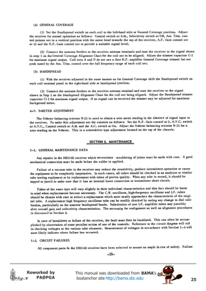 Page 2525
Reworked by
PAØPGAThis manual was downloaded from BAMA’s
 boatanchor site http://bama.sbc.edu       