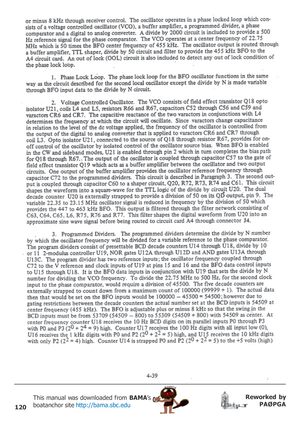 Page 120120
Reworked by
PAØPGA This manual was downloaded from BAMA’s
boatanchor site http://bama.sbc.edu       