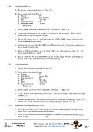 Page 153153
Reworked by
PAØPGAThis manual was downloaded from BAMA’s
 boatanchor site http://bama.sbc.edu       