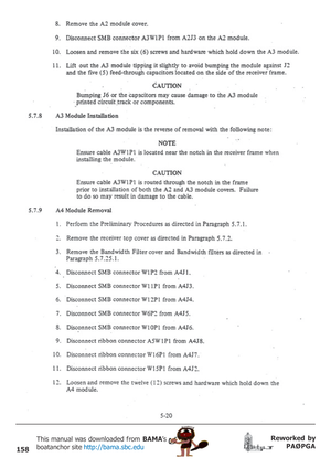 Page 158158
Reworked by
PAØPGA This manual was downloaded from BAMA’s
boatanchor site http://bama.sbc.edu       