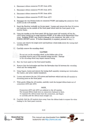 Page 163163
Reworked by
PAØPGAThis manual was downloaded from BAMA’s
 boatanchor site http://bama.sbc.edu       