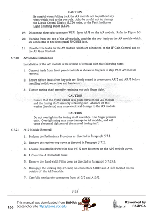 Page 166166
Reworked by
PAØPGA This manual was downloaded from BAMA’s
boatanchor site http://bama.sbc.edu       