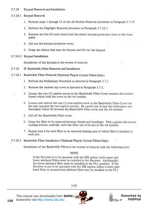 Page 168168
Reworked by
PAØPGA This manual was downloaded from BAMA’s
boatanchor site http://bama.sbc.edu       