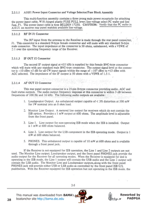 Page 2828
Reworked by
PAØPGA This manual was downloaded from BAMA’s
boatanchor site http://bama.sbc.edu       