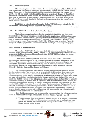 Page 3030
Reworked by
PAØPGA This manual was downloaded from BAMA’s
boatanchor site http://bama.sbc.edu       