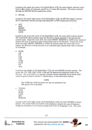 Page 5353
Reworked by
PAØPGAThis manual was downloaded from BAMA’s
 boatanchor site http://bama.sbc.edu       