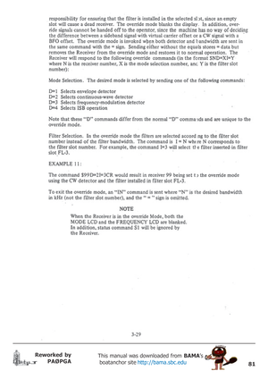 Page 8181
Reworked by
PAØPGAThis manual was downloaded from BAMA’s
 boatanchor site http://bama.sbc.edu       