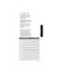 Page 61Trunking
61 1. Press
PGMthenTRUNK.
2. For each bank you want to
program, repeatedly press
FUNC.Thenorto
select the bank.
3. Press
FUNC. Then press8.
Block 0 size code. Use 15 for type 
II. S—00 
appears.
4. Enter the size code supplied
with the Type I system
information, referring to the
instruction that appears on
the display. If the information
was not supplied, try the
following common fleet maps.
BlockSize Code
1 2345678
0S11S4S4S12S4S3S10S1
1S11 S4 S4 — S4 S10 S10 S1
2S11S4S4S4S12S4S11S2
3S11 S4...