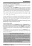 Page 13VR-5000 OPERATING MANUAL11
Installation
Antennas for VHF and UHF Reception
Any antenna used for reception above 30 MHz will be fed with coaxial cable, so it must be
connected to the Antenna A jack.
The wide frequency coverage of the VR-5000 means that a wide-band vertical antenna
(such as the “Discone” type) will be required for reasonable performance on the VHF and
UHF bands. Optimized narrow-band vertical antennas will provide better performance on
a specific frequency range, at the expense of poorer...