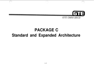 Page 553PACKAGE C
Standard and Expanded Architecture
5.17 