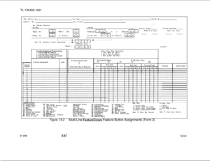 Page 390TL-i30400-1001
Prime Directory #
User Name
Instrument TypeUser LocationKey Plan #/
Line Selection Preference
Incoming
Ringing Line
11101 Either Line [II
Outgoing
PrimeLine [I Any IdleLine m[
Intercom Grbup-&her X’s in GroupCall Pick-UpGroup-Other #‘sin Group
Flashing Line
10No PreferenceLast Line UsedNo Preference
Input Via “Instrument Control’ Programming 
“‘.*Preference Code
Default =(,__ -
Button Data Entry Programming
1 -Push &Hold FB (“Beep’)
2 -Key in Data Via Keypad
3 -Push 
& Hold FB (“Beep’);...