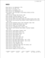 Page 563TL-130400-1001INDEXRecord Code LA: Line Appearances, D-158
Record Code LD: Line Data, D-144
Record Code LI: Line Identities, D-160
Record Code LM: Line 
Miscelianeous, D-153
Record 
Code*.LP: Prefix Code Digits for Listed Directory Numbers and Other
Applications, D-250
Record Code MD: Message Detail Recorder, D-260
Record 
C0de.M.H: Hunt.Group Members, D-132
Record Code MK: Master Key Entry Display Unit, D-281
Record Code MO: MERS On-Net Station Numbers and Sending Instruction Values, D-250
Record Code...