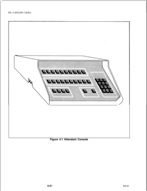 Page 148TL-130100-1001Figure 4.1 Attendant Console
Em75210 