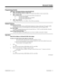 Page 105Programming (Cont’d)
(384i Prior to 3.07.10 and 124i Prior to Base/EXCPRU 402)
➣0406 - COS Options, Item 84: Account Codes
In an extension’s Class of Service, enable (1) or disable (0) the ability to enter Account Codes.
➣0407 - Account Codes
For each Tenant Group (1-4), set Account Code operation. the options are:
0 Account Codes disabled
1 Account Codes enabled (but not required)
2 Account Codes required (forced)
➣1005 - Class of Service
Assign a Class of Service (1-15 in 384i, 1-10 in 124i) to an...