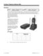 Page 220Cordless Telephone (Nitsuko 900i)
Description
 124i Available — requires Base 3.03 or
EXCPRU 3.03 or higher. 384i Available — requires system
software 3.07.10 or higher.
The Nitsuko 900i (P/N 85456D) is a 900 MHz digital cordless telephone that provides mobility, flexibility and
convenience for those who spend much of the workday away from their desk. Fully integrated with the tele-
phone system, the Nitsuko 900i offers many standard features such as Park, Page, Do Not Disturb, Hotline Voice
Over and...