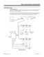 Page 225Description (Cont’d)
•DCI Department Group
Group DCIs into departments for pooled DCI operation.  For example, you can program several network
printers into a DCI Department Group (see the illustration below).  When a user calls the department,
they connect to the first available printer.  
DCI Department Groups also allow modem pooling for trunk calls without using a proprietary Modem
Pooling PCB (see the illustration below).  Users placing outside calls select one of the pooled modems as
part of the...