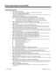 Page 282Programming (Cont’d)
➣
0116 - Tone Detection Setup
Use Items 1-10 to set the criteria for DTMF tones for inbound DTMF DISA calls.
➣ 0117 - Trunk CODEC Gain Type Settings
Customize the CODEC gain types (transmit and receive levels) for DISA trunks. Use 0901 Item 3 to as-
sign gain types to trunk circuits.
➣(384i Only) 0303 - DTMF and Dial Tone Detection Circuit Setup
Reserve at least one CDTU DTMF receiver for analog trunks DTMF reception (entry 2).
•Use the following as a guide when allocating DTMF...