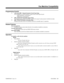 Page 319Programming (Cont’d)
➣
(384i Only) 0005 - Manual Extension Circuit Type Setup
If fax machine is a system extension, assign correct circuit type for port:
ASTU PCB port = Circuit type 3
2/OPX port = Circuit type 8
➣0304 - PGDU PCB Alarm/Fax Sensor Setup
For bridged trunks, program the PGDU sensor for fax (type 2) and associate it with the fax trunk.
➣0305 - PGDU PCB Sensor Activation Mode
Program each alarm sensor for normally closed (0) or normally open (1) operation.
Related Features
Direct Inward Line...